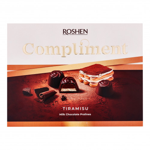 Цукерки Tiramisu Compliment Roshen к/у 120г