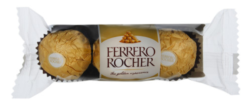 Цукерки вафельні з молочным шоколадом та лісовими горіхами Ferrero Rocher м/у 37.5г