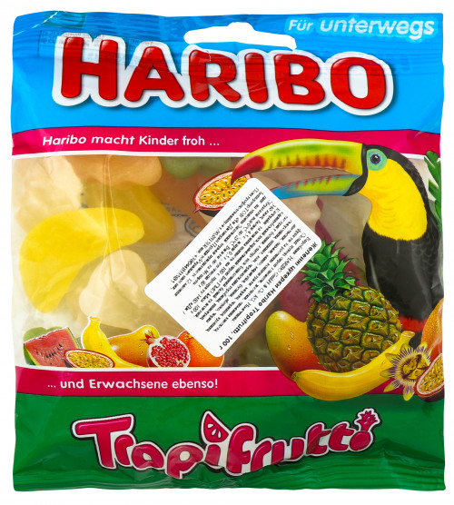 Цукерки желейні асорті Tropifrutti Haribo м/у 100г