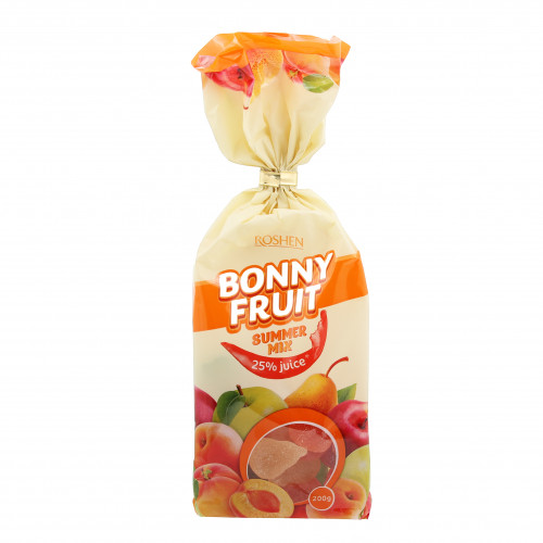 Цукерки желейні Summer mix Bonny fruit Roshen м/у 200г