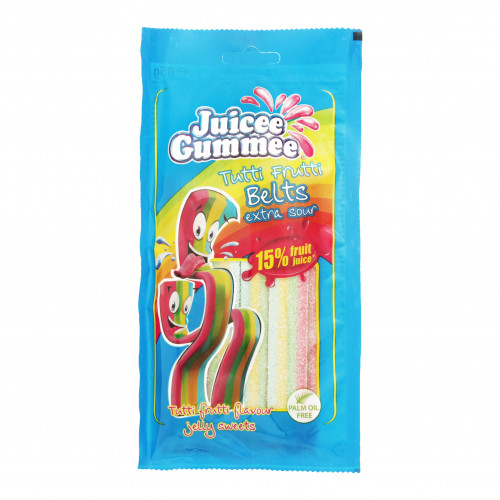 Цукерки желейні Tutti Frutti Belts Juicee Gummee м/у 85г