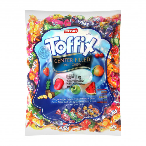 Цукерки жувальні Toffix Fruit Elvan м/у 1кг