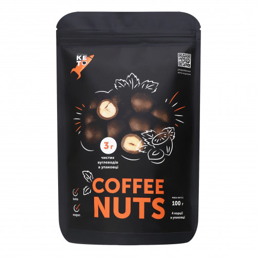 Драже Coffee Nuts КетоРакета д/п 100г