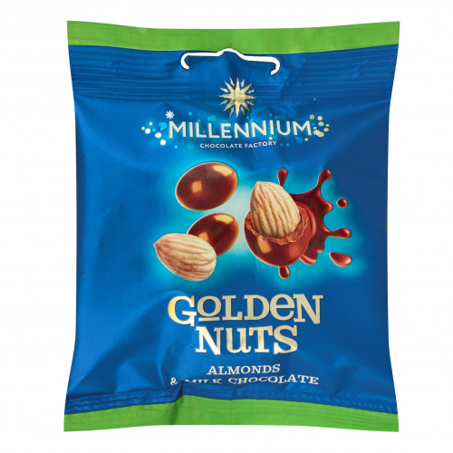 Драже Мигдаль у молочному шоколаді Golden Nuts Millenium 50г