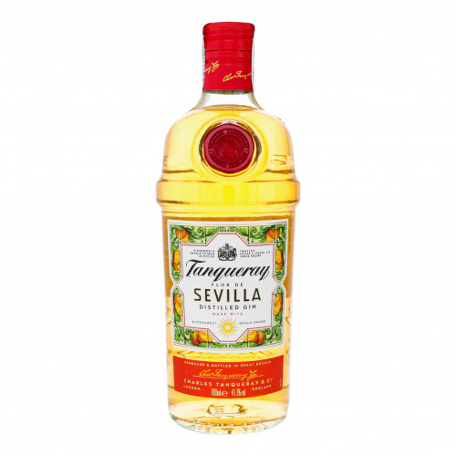 Джин 0.7л 41.3% Flor de Sevilla Gin Tanqueray пл