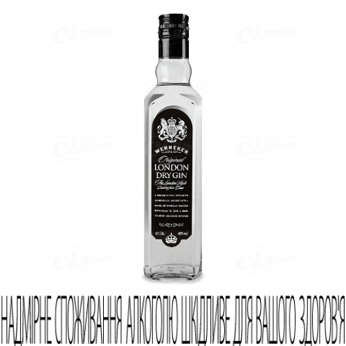 Джин Wenneker Original London Dry Gin, 0,5л