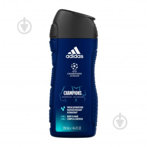 Гель для душу Adidas UEFA 8 2в1 250мл