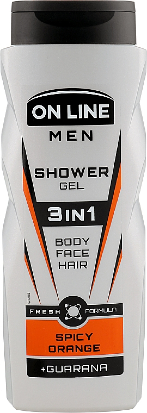 Гель для душа 3в1 - On Line Men &amp; Care Spicy Orange Shower Gel