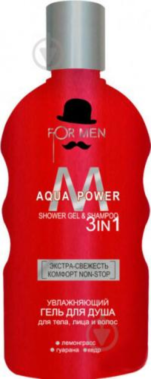 Гель для душу Family Doctor Aqua Power For Men 3в1 200мл