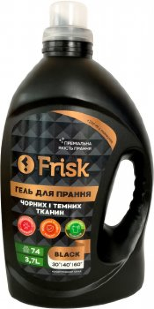 Гель для прання Frisk Black, 3,7л