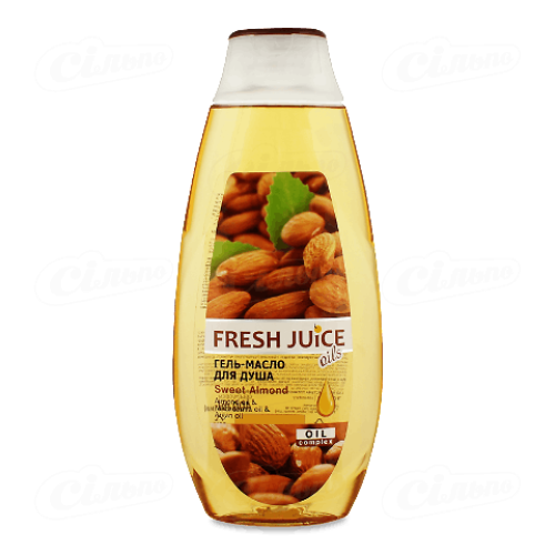 Гель-масло для душа Fresh Juice Sweet Almond 400мл