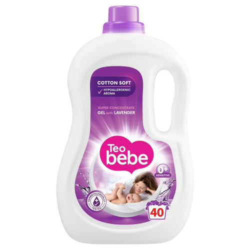 Гель Teo Bebe  для прання дитячих речей лаванда 2,2л