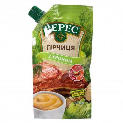 Гірчиця з хроном Верес д/п 140г