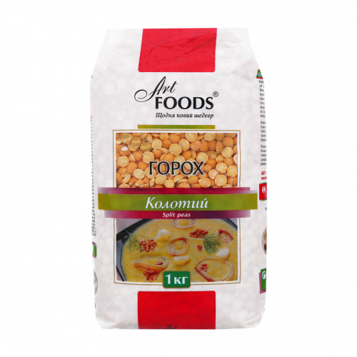 Горох колотий Art Foods м/у 1кг