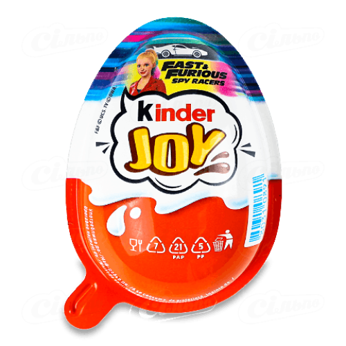 Яйце шоколадне Kinder Joy з іграшкою 20г