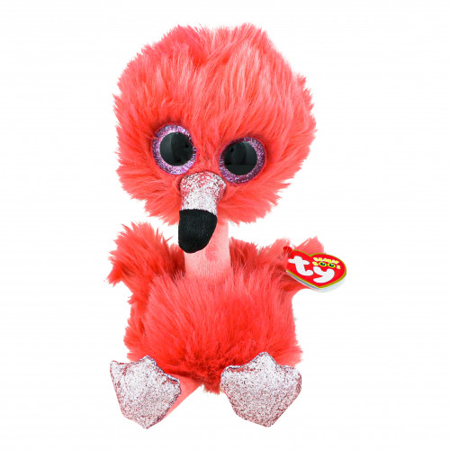 Іграшка м'яка для дітей від 3років 15см №36381 Фламінго Flamingo Beanie Boo's TY 1шт