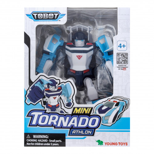 Іграшка-трансформер для дітей від 4років №301069 Tornado Athlon Mini Tobot 1шт
