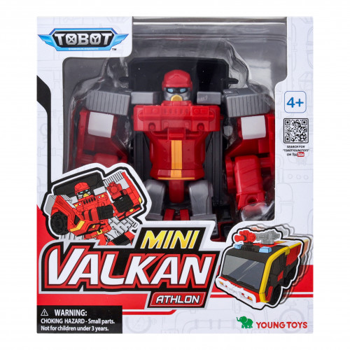 Іграшка-трансформер для дітей від 4років №301070 Valkan Athlon Mini Tobot 1шт