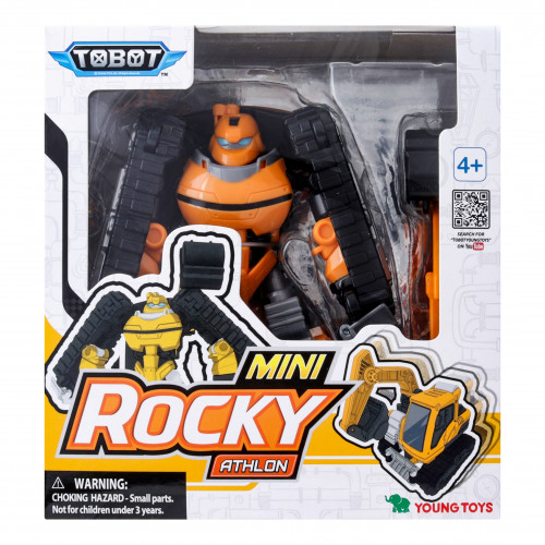 Іграшка-трансформер для дітей від 4років №301071 Rocky Athlon Mini Tobot 1шт