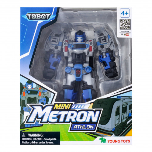 Іграшка-трансформер для дітей від 4років №301081 Metron Athlon Mini Tobot 1шт