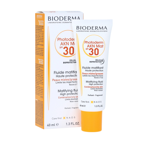 ИМ Сонцезахисна емульсія Bioderma Photoderm Акn Mat SPF 30 для жирної та проблемної шкіри, 40мл