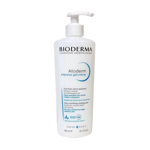 ИМ Ультразаспокійливий крем-гель для тіла Bioderma Atoderm Intensive Gel Cream для дуже сухої та атопічної шкіри, 500мл