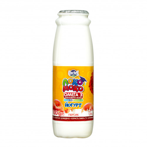 Йогурт 1.5% Персик Локо Моко п/пл 100г