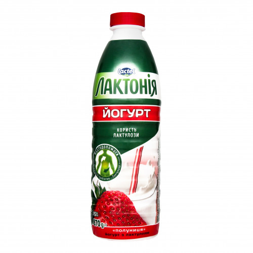 Йогурт 1.5% Полуниця Лактонія п/пл 870г
