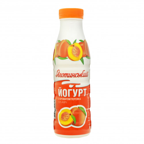 Йогурт 1.5% з ароматом персика Яготинський п/пл 400г