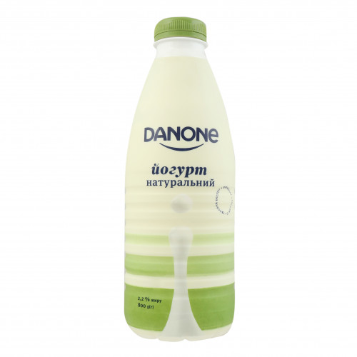 Йогурт 2.2% питний Натуральний Danone п/пл 800г