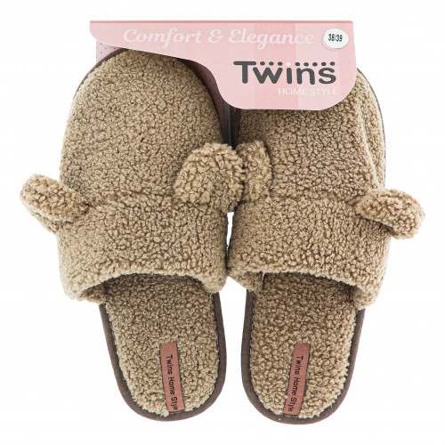 Капці Twins Home style Teddi хутряні жіночі розмір 36-40