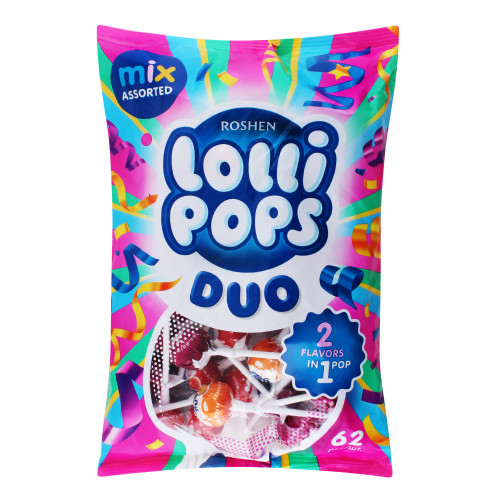 Карамель льодяникова Йогуртовий мікс LolliPops Dou Roshen кг