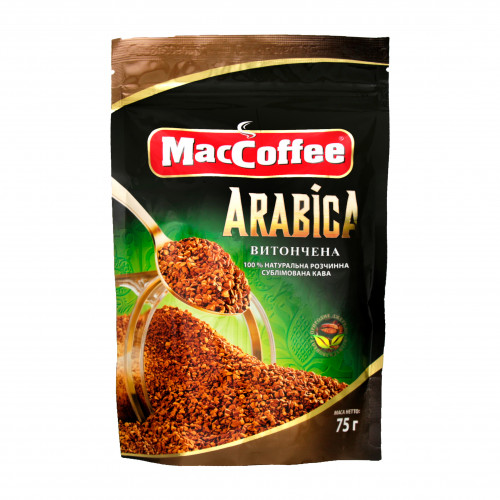 Кава Arabica натуральна розчинна MacCoffee м/у 75г