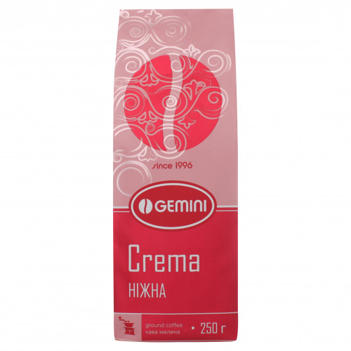 Кава мелена натуральна Crema Gemini м/у 250г