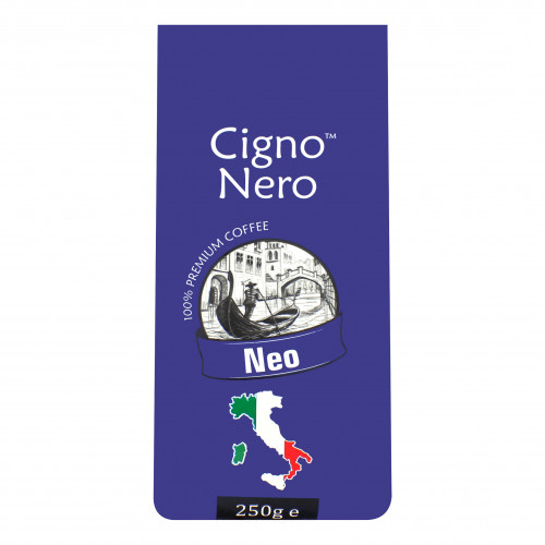 Кава натуральна мелена Neo Cigno Nero м/у 250г