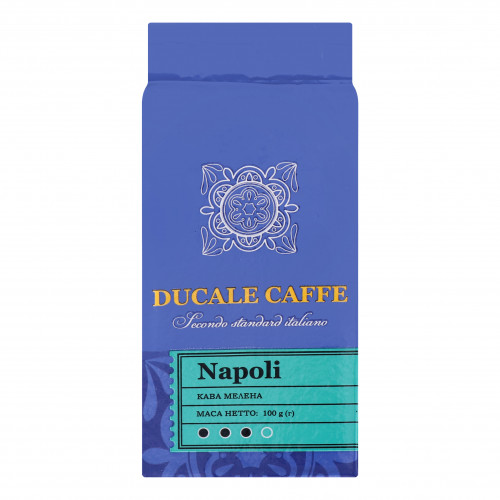 Кава натуральна мелена свіжообсмажена Napoli Ducale Caffe в/у 100г