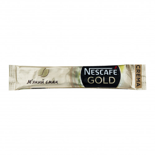 Кава натуральна розчинна порошкоподібна Crema Nescafe Gold м/у 1.8г