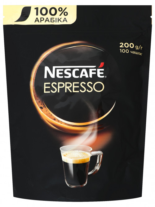 Кава натуральна розчинна порошкоподібна Espresso Nescafe д/п 200г