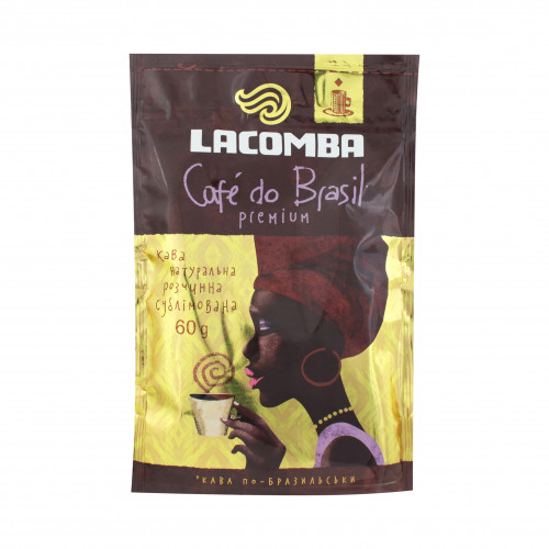 Кава натуральна розчинна сублімована Cafe do Brasil premium Lacomba м/у 60г