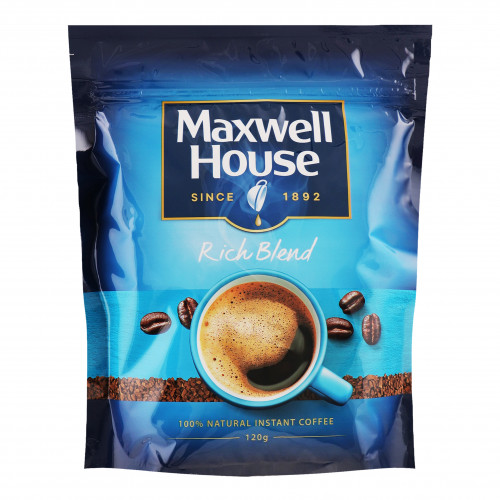 Кава натуральна розчинна сублімована Rich Blend Maxwell House д/п 120г