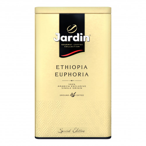 Кава натуральна середньообсмажена мелена Ethiopia Euphoria Jardin з/б 250г