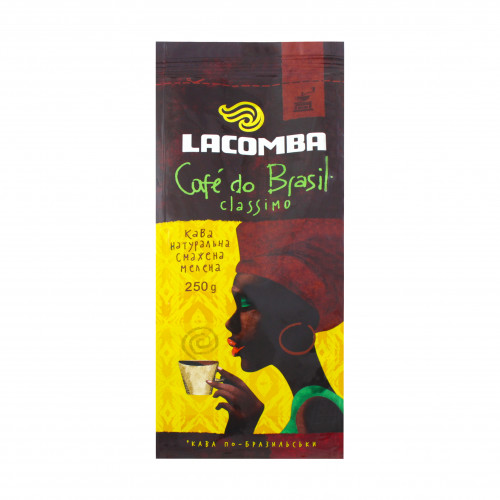 Кава натуральна смажена мелена Cafe do Brasil classimo Lacomba м/у 250г