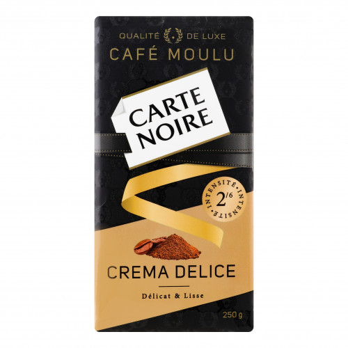 Кава натуральна смажена мелена Crema Delice Carte Noire в/у 250г