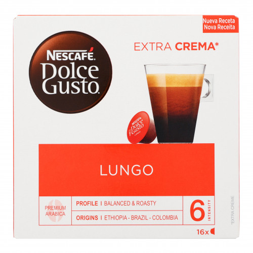 Кава мелена Nescafe Dolce Gusto Lungo в капсулах 104г