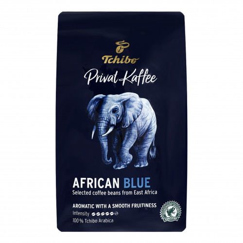 Кава натуральна смажена в зернах African Blue Privat Kaffee Tchibo в/у 500г