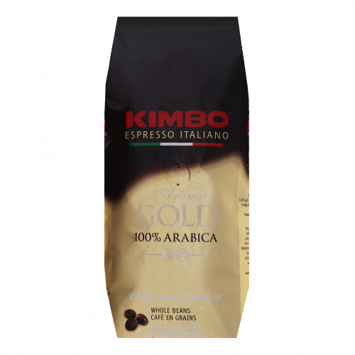 Кава натуральна смажена в зернах Aroma Gold Espresso Italiano Kimbo м/у 500г