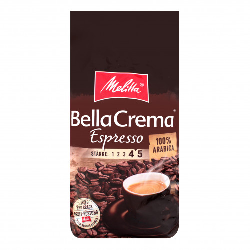 Кава натуральна смажена в зернах BellaCrema Espresso Melitta м/у 1кг