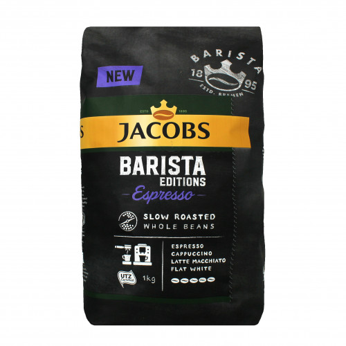 Кава Jacobs Barista Espresso натуральна смажена в зернах 1кг