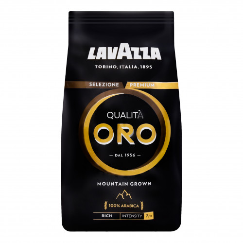 Кава натуральна смажена в зернах Mountain Grown Lavazza Qualita Oro м/у 1кг