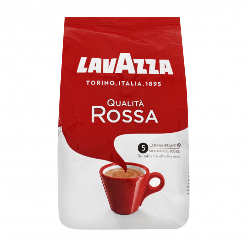 Кава натуральна смажена в зернах Qualita Rossa Lavazza м/у 1кг